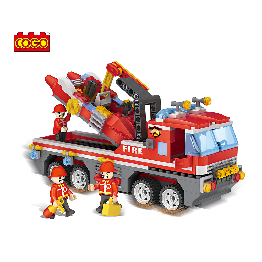 [6937645541367] Firefighting Marine Rescue Vehicle  354PCs - COGO 4136