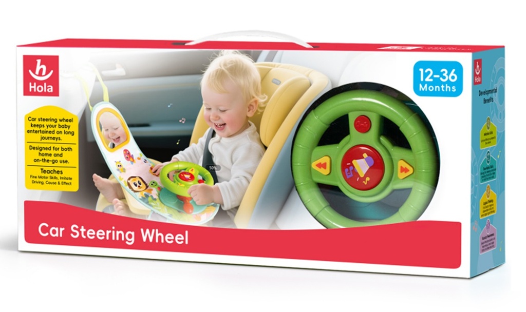 [6902512130173] CAR STEERING WHEEL-E993
