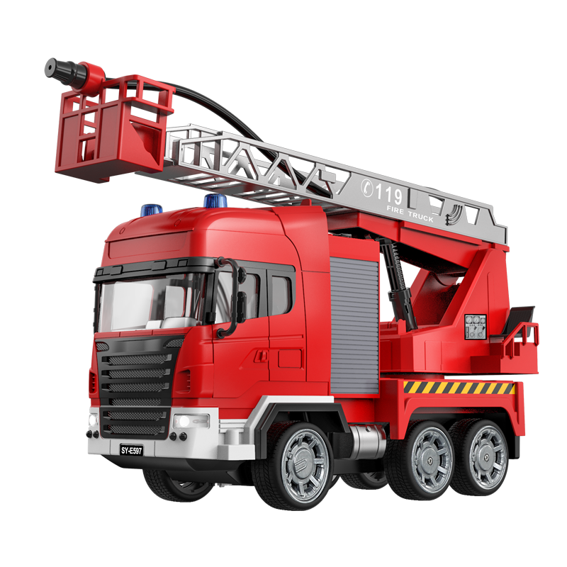 [6948061926492] RC Fire Engine With Water Pump-E597-003