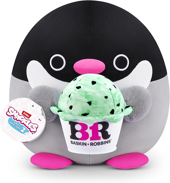 [193052067210] SNACKLES 8" PENGUIN & BASINK-77605G