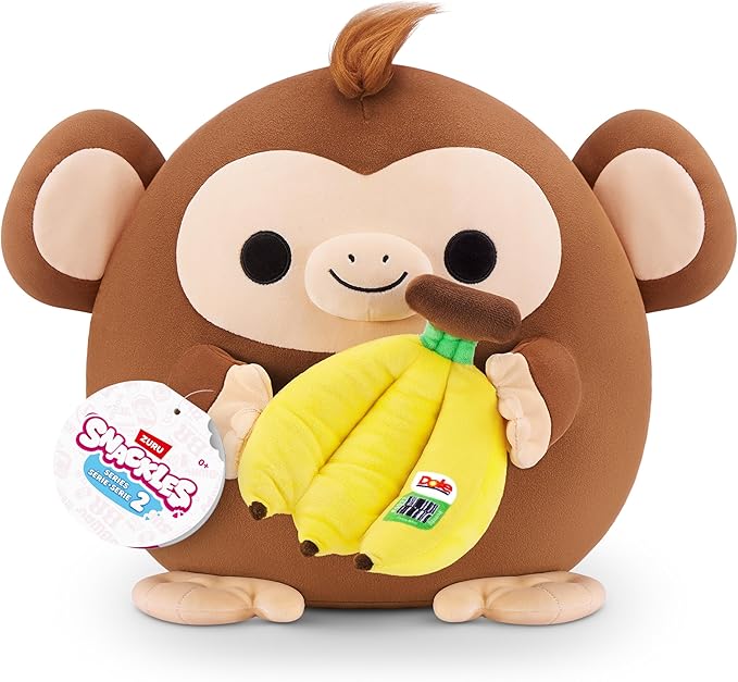 SNACKLES 8" MONKEY & DOLE-77605L