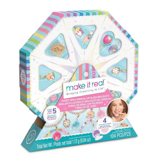 Sweet Spin Carnival Lip Gloss Bracelets -MIR 2705