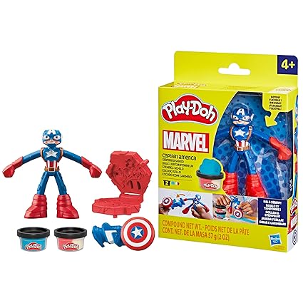 Play-doh Captain America Figure-G0056