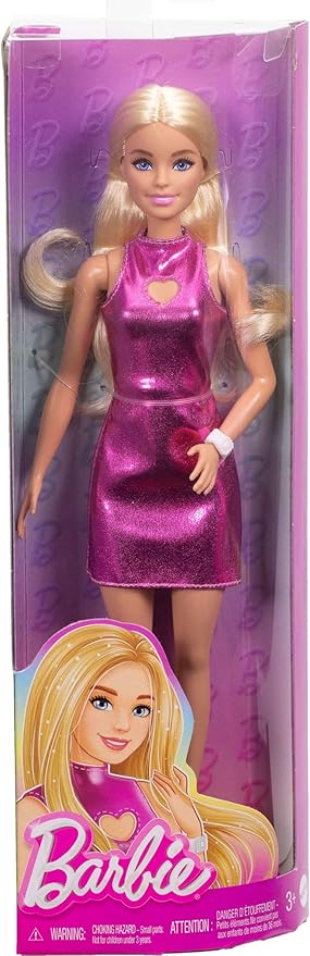 [194735255658] Barbie Fashionistas Doll Pink Dress Heart Cutout-HYT88