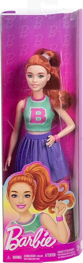 [194735255603] Barbie Fashionistas Doll Sport Skirt-HYT90