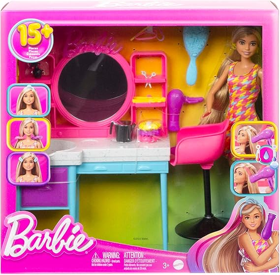Barbie Hair Salon Playset-HKV00