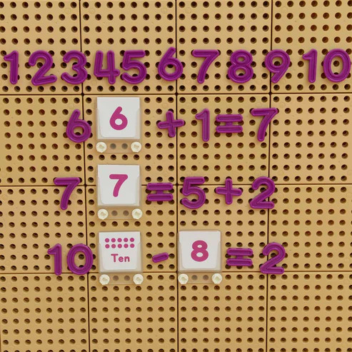 STEM WALL Numbers & Mathematical Signs 82Pcs-MKS ME30429