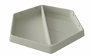Hexagonal Tuff Tray 2 Compartments-MKS ME32584