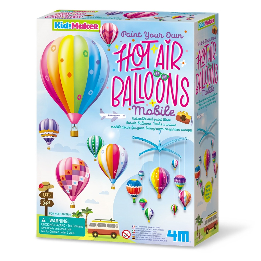 4M Hot Air Balloons Mobile-00-04791