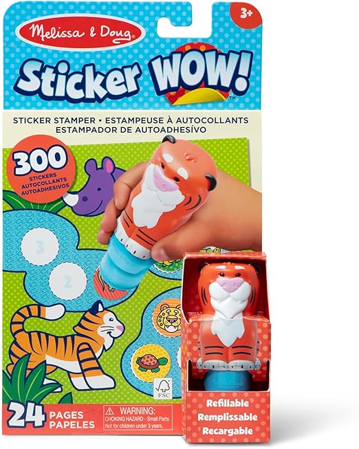 Sticker WOW Sticker Stamper & Activity Pad Tiger-MD32014