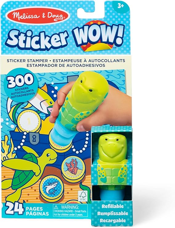Sticker WOW Sticker Stamper & Activity Pad Turtle-MD50234