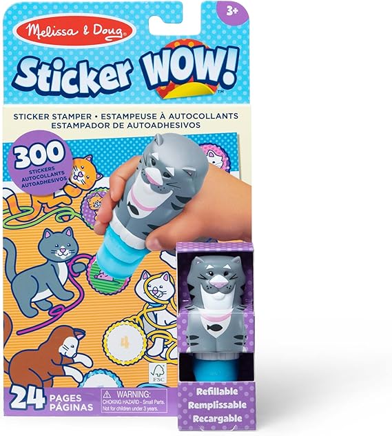 [772502351] Sticker WOW! Sticker Stamper & Activity Pad  Cat-MD50235