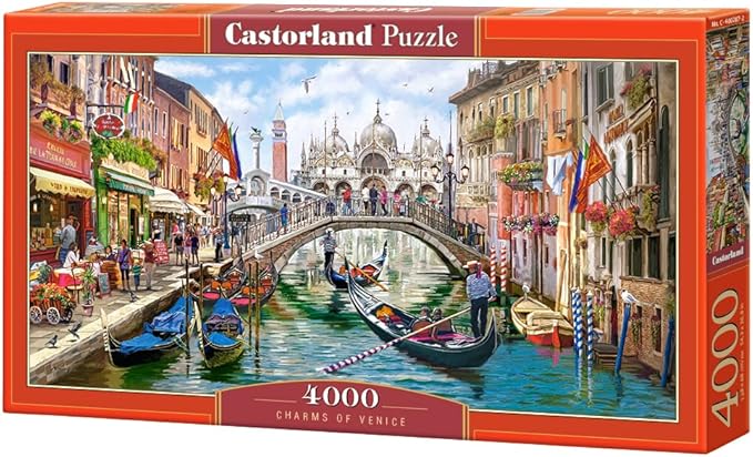 Charms of Venice Puzzle 4000 Pcs-Castor 400287-2