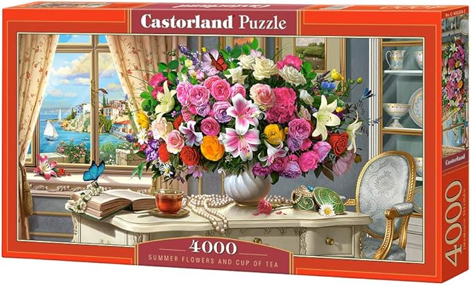 Summer Flowers Puzzle 4000 Pcs-Castor 400263-2