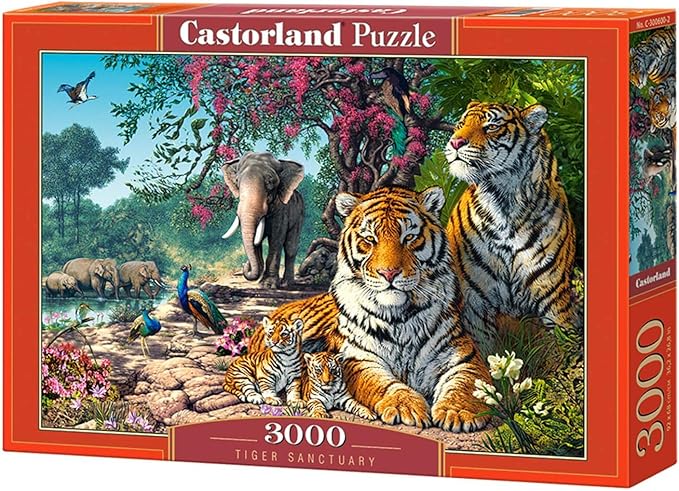 Tiger Sanctuary Puzzle 3000Pcs-Castor 300600-9