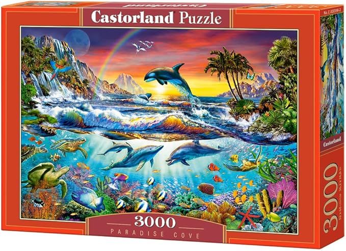 Paradise Cove pcs Puzzle 3000Pcs -Castor 300396-9