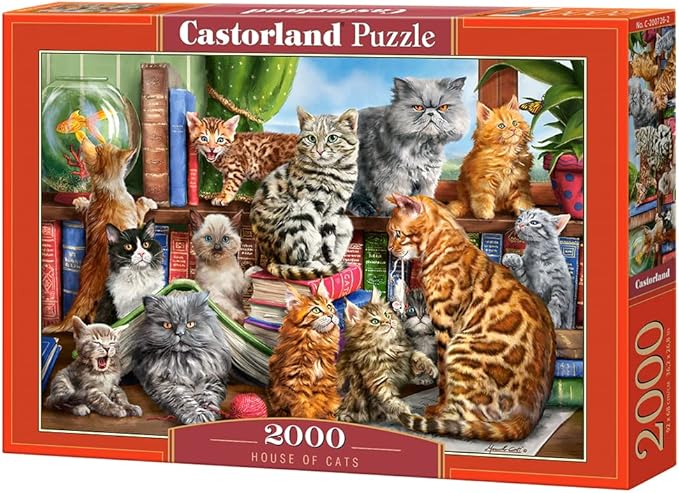 House of Cats Puzzle 2000Pcs- Castor 200726-9