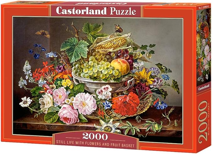 Flowers & Fruit Basket pcs Puzzle 2000Pcs-Castor 200658-9
