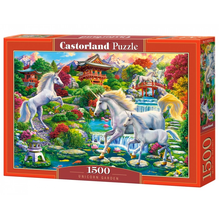 Unicorn Garden Puzzle 1500Pcs-Castor 152117-9