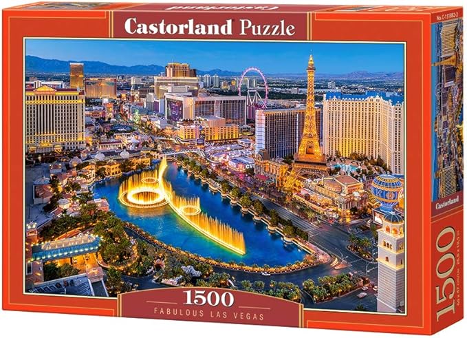 Fabulous Las Vegas Puzzle 1500Pcs- Castor 151882-9