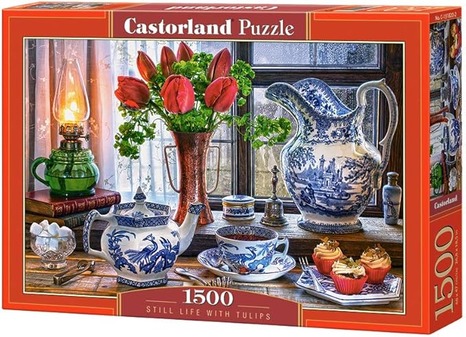Still Life with Tulips Puzzle 1500Pcs-Castor 151820-9