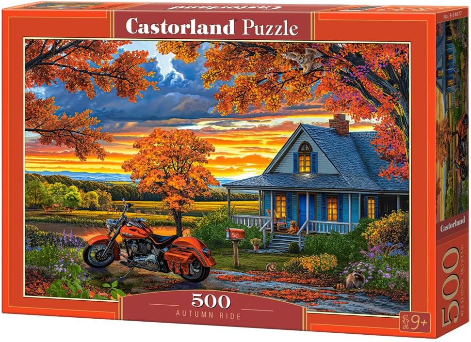 Autumn Ride Puzzle 500Pcs-Castor B54077-6