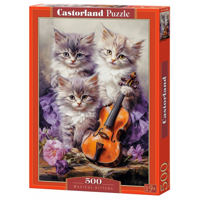 Musical Kittens Puzzle  500Pcs-Castor B53988-6