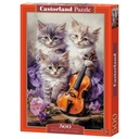Musical Kittens Puzzle  500Pcs-Castor B53988-6