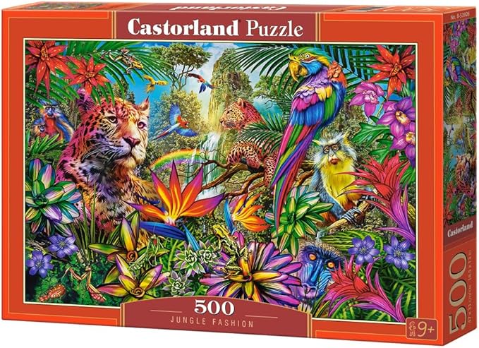 [5904438053926] Jungle Fashion Puzzle  500Pcs-Castor B53926-6