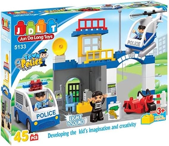 [6902561916445] Police Town 45 Pcs-JDLT 5133