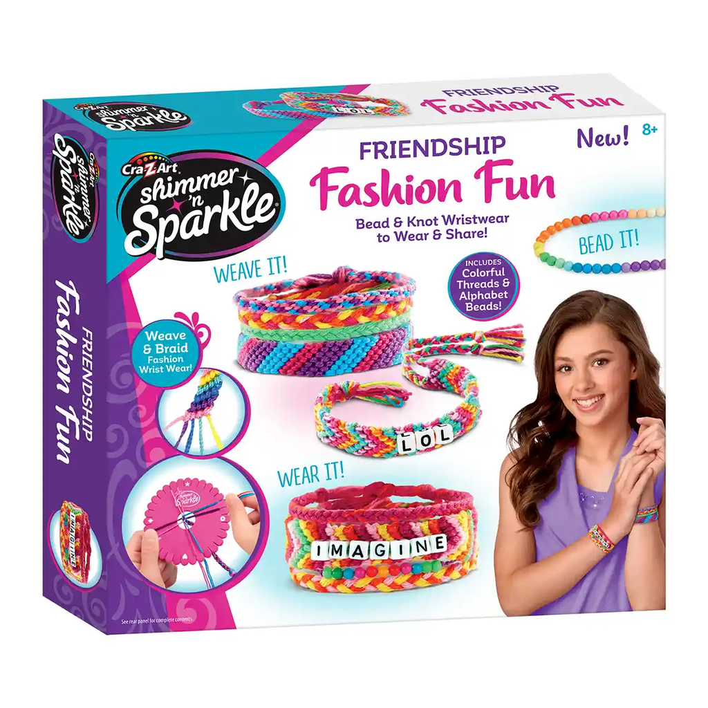 [884920173200]  A-Z Fashion Bead Bracelet-Shimmer n sparkle 17320