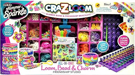 [884920656260] All-in-One Loom Bead & Charm Friendship Studio-CraZLoom 65626