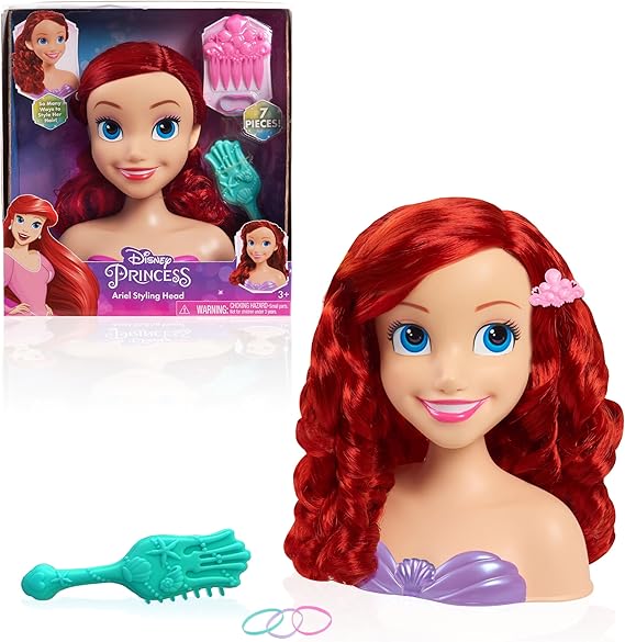 [886144870460] DISNEY PRINCESS SMALL STYLING HEADS ARIEL -87046