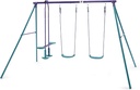 Plum Jupiter Double Swing Set W/Glider -22102AB82