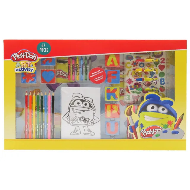 PLAY DOH 67 PIECES ART SET IN JUMBO BOX-GS167