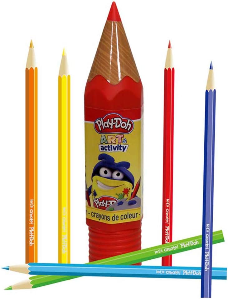 PLAY DOH 24 COLOR PENCILS -LPT24
