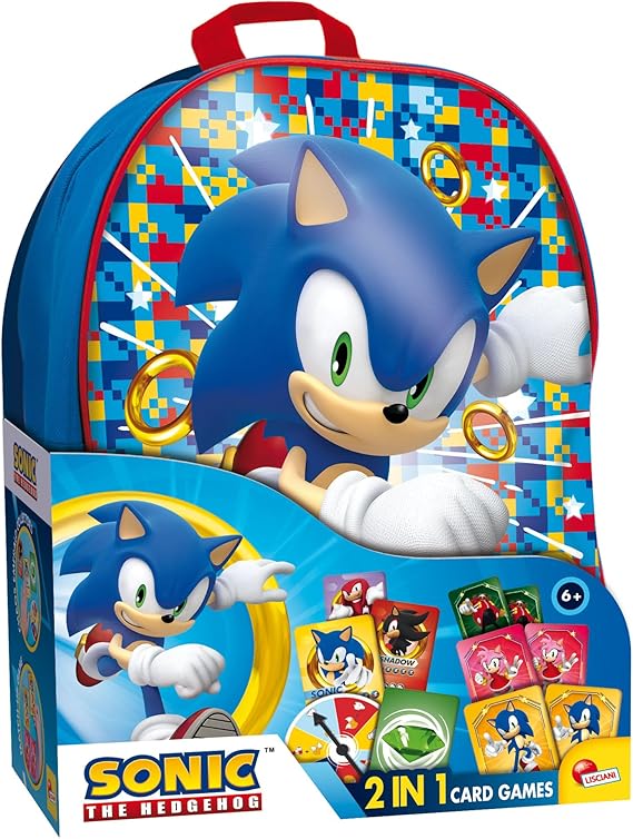 SONIC BACKPACK 2 IN 1 CARD-104536