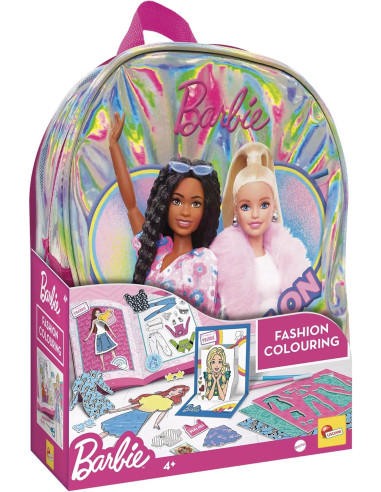 [8008324112043] BARBIE FASHION COLOURING BACKPACK-112043