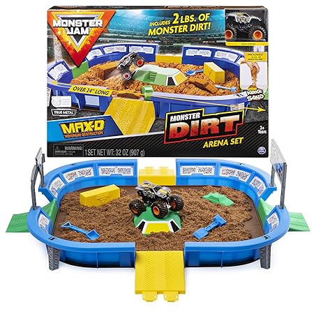Monster Jam Kinetic Dirt Arena Playset-778988560389