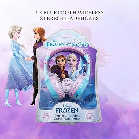 [6009555701862] Padded Bluetooth Headphones Frozen-9938-FZ
