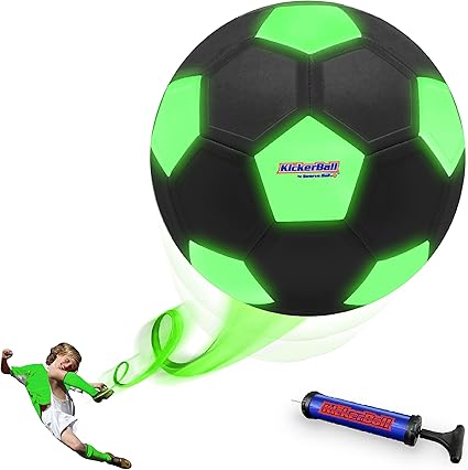 [6098403512521] KICKERBALL- GLOW IN THE DARK