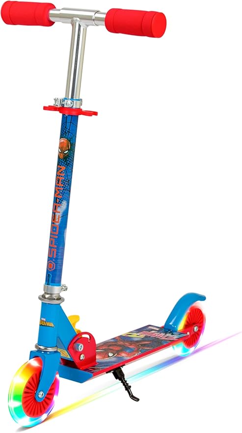 [6290360200361] Spartan Spiderman 120mm Folding Scooter-SP7059