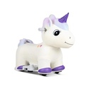 Spartan Unicorn 6V Plush  Electric Ride On-SP8858