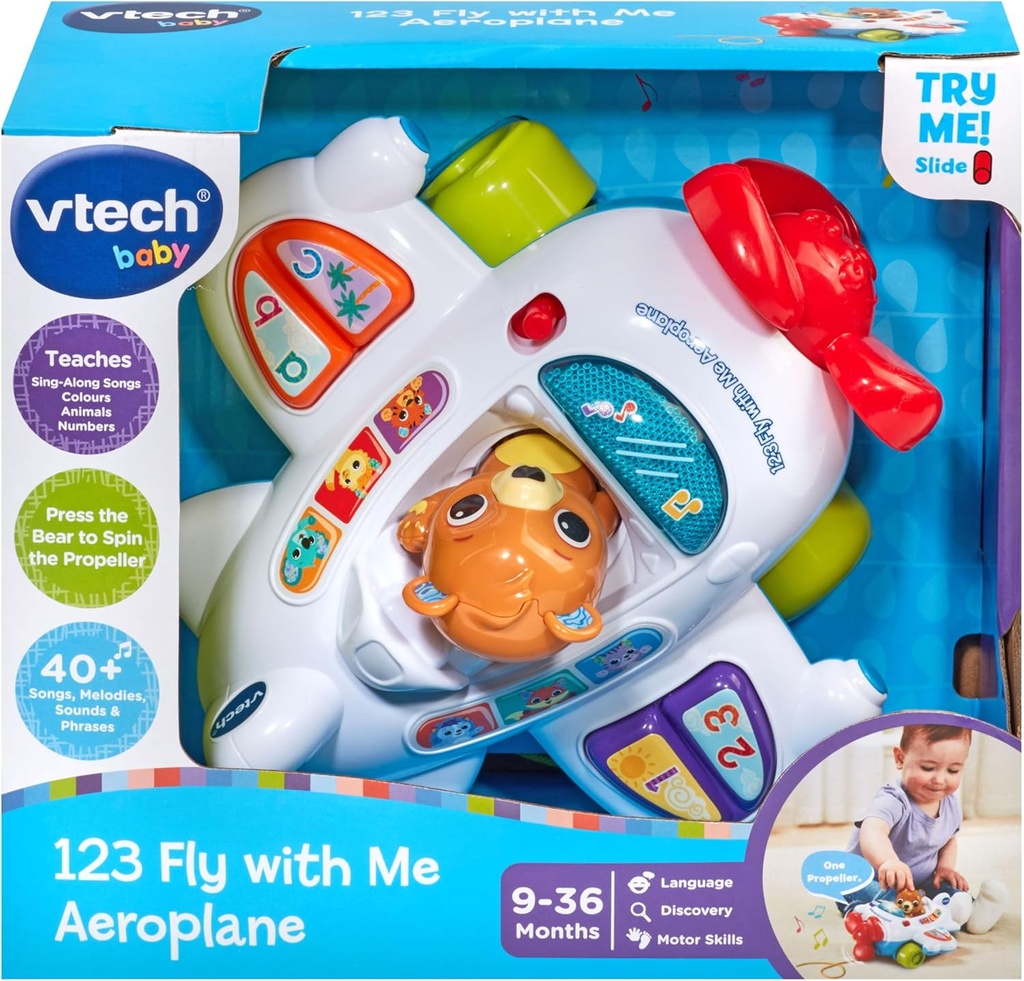 [3417765679032] 123 FLY WITH ME AEROPLANE-567903