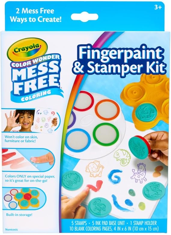 Color Wonder Fingerpaint Stamper Kit-7177