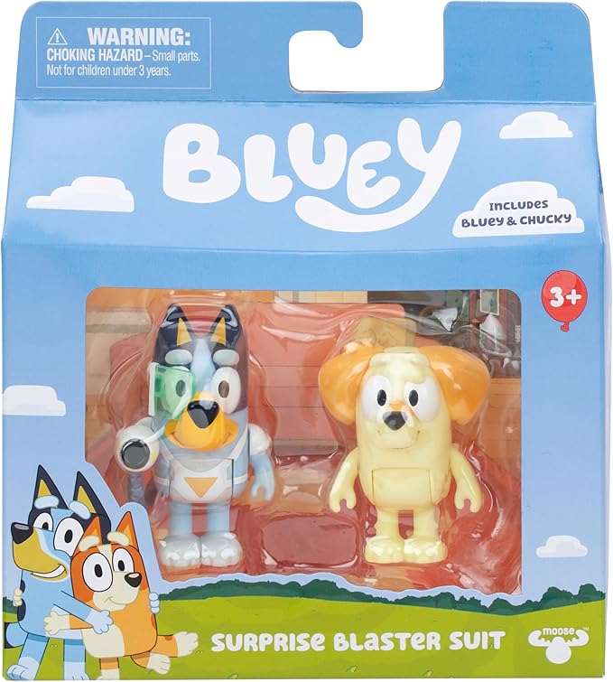 BLUEY S12 FIG 2PK SURPRISE BLASTER-17652
