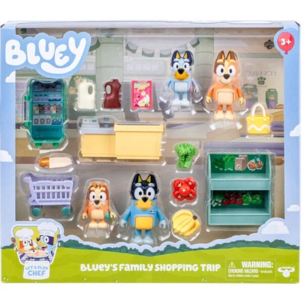 BLUEY S13 LETS PLAY CHEF FAMILY SHOPPING TRIP-