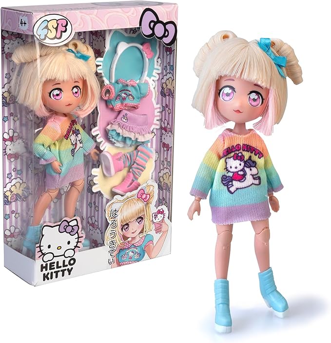 Hello Kitty Manga Fashion Unicorn 7.7"-HKTF2000