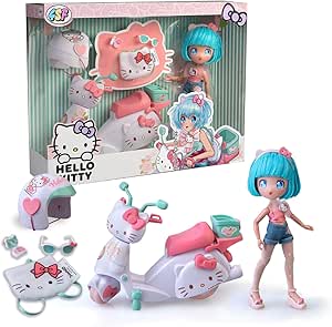 Hello Kitty Pretty Pink Scooter 7.7"-HKTF3000