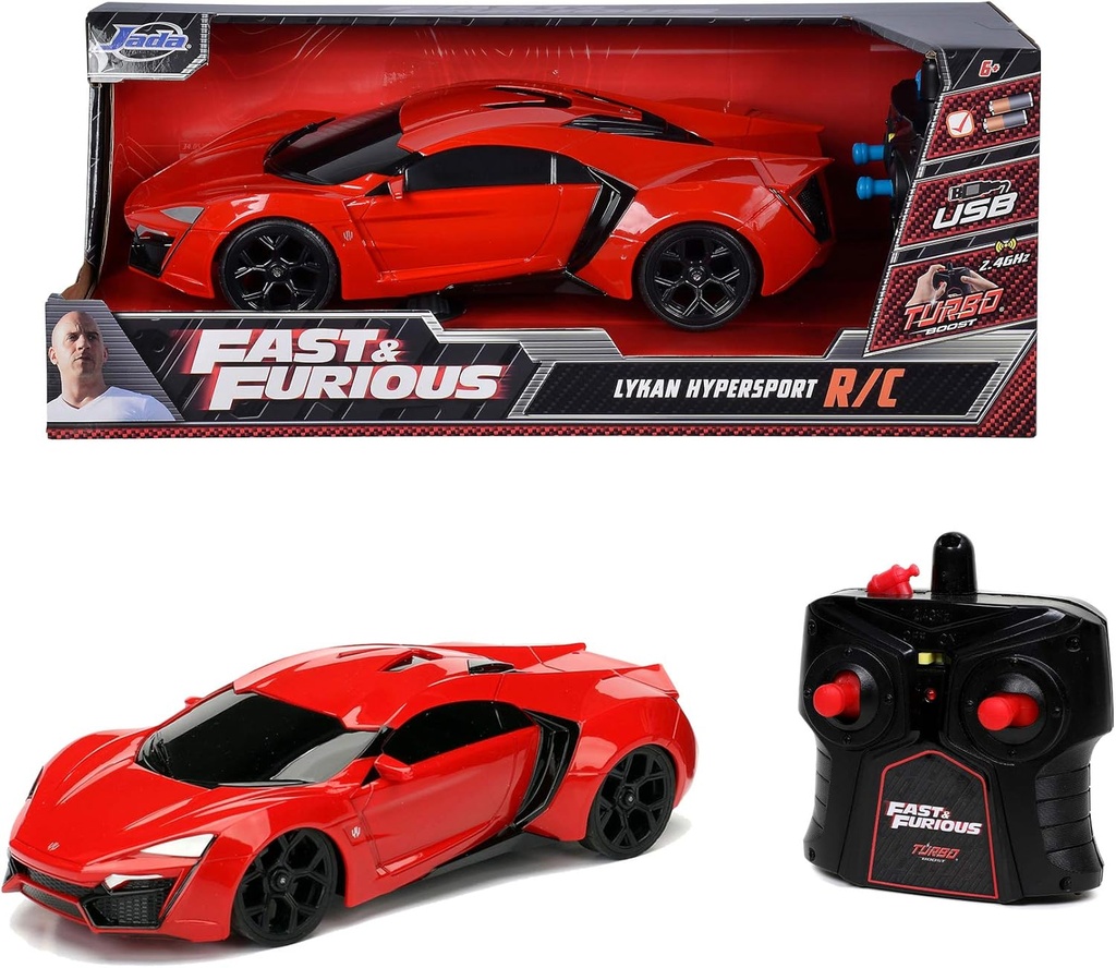 [4006333064937] Fast & Furious RC Lykan Hypersport 1:16-253206005